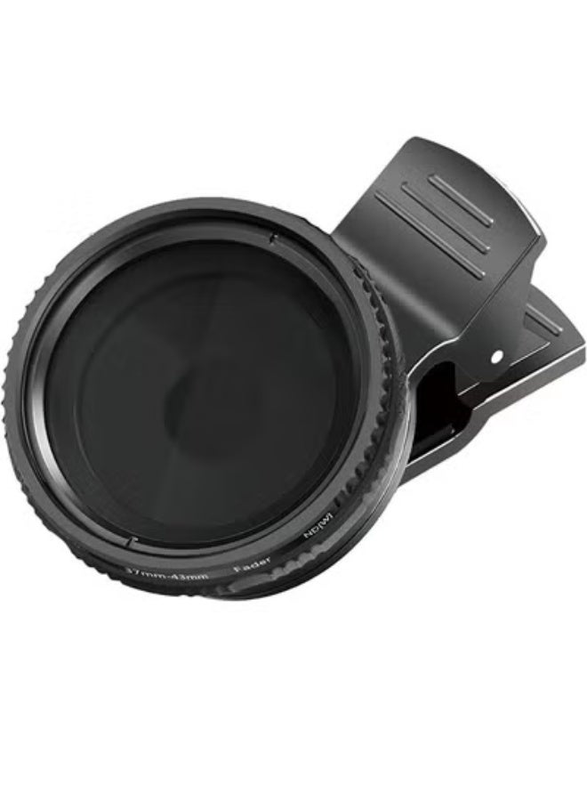NEEWER 37mm Clip On ND2-ND400 Phone Lens ND Filter Kit: Adjustable Neutral Density Filter with Phone Clip Compatible with iPhone 14/14Pro/14Pro Max Samsung Android Smartphones iPad and More - Image 1