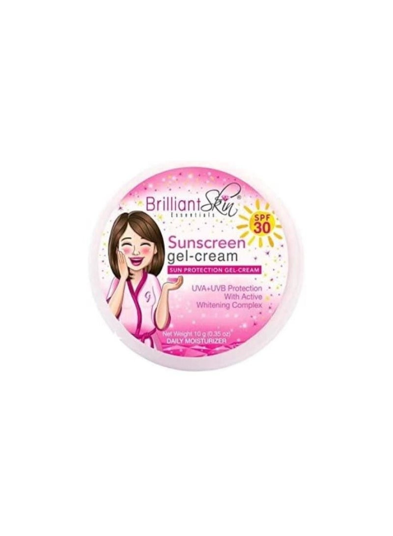 Brilliant Skin Essentials Whitening Facial Cream & Sunscreen Gel-Cream 10g