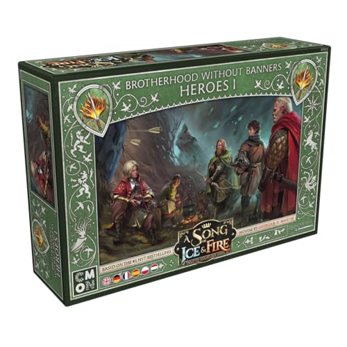 CMON A Song of Ice and Fire Tabletop Miniatures Game Brotherhood Without Banners Heroes I Set  New Commanders  Units Strategy Game for Adults Ages 14 2 Players 4560 Minute Playtime Made by CMON - Image 1
