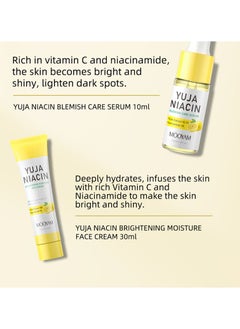 MOOYAM Yuja Niacin 30 Day Brightening Starter Set (Toner 40ml + Serum 10ml + Face Cream 30ml + Face Cleanser 20ml)  - Image 5