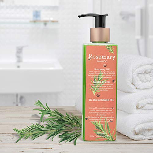 Nyassa Rosemary Shampoo + Conditioner fortified with Rosemary essential oil and Quinoa protein ideal for dry and damaged hair (250+265ml) - Image 3