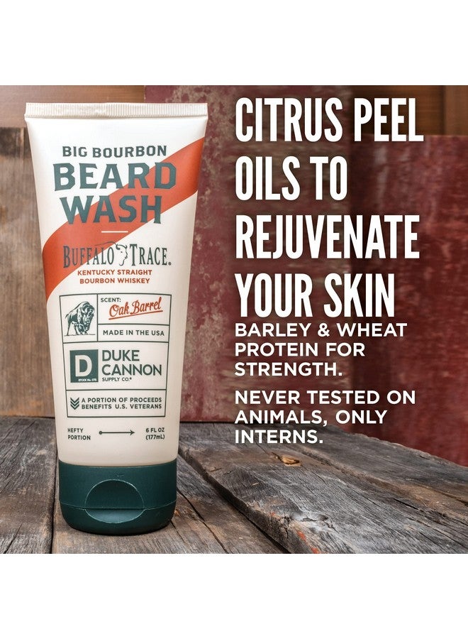 دوك كانون سبلاي كو. مجموعة هدايا مجموعة العناية باللحية من بيج بوربون (مجموعة من 3 قطع) بلسم اللحية الفاخر للرجال وزيت اللحية (رائحة برميل البلوط) - Image 4