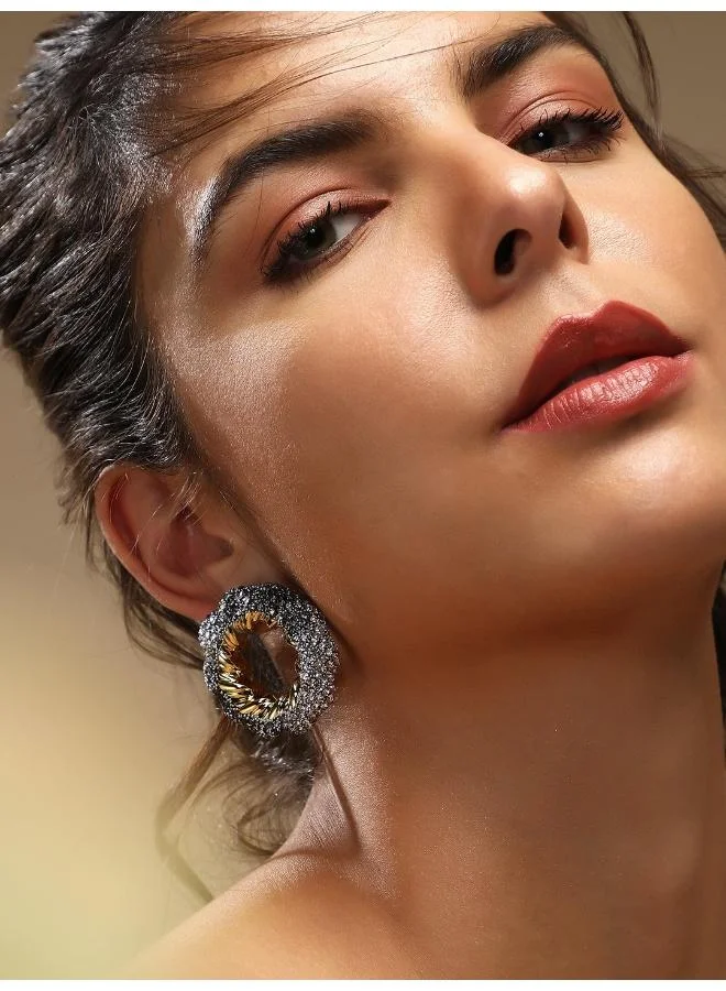 سوهي قرط صناعي مزخرف للمجوهرات