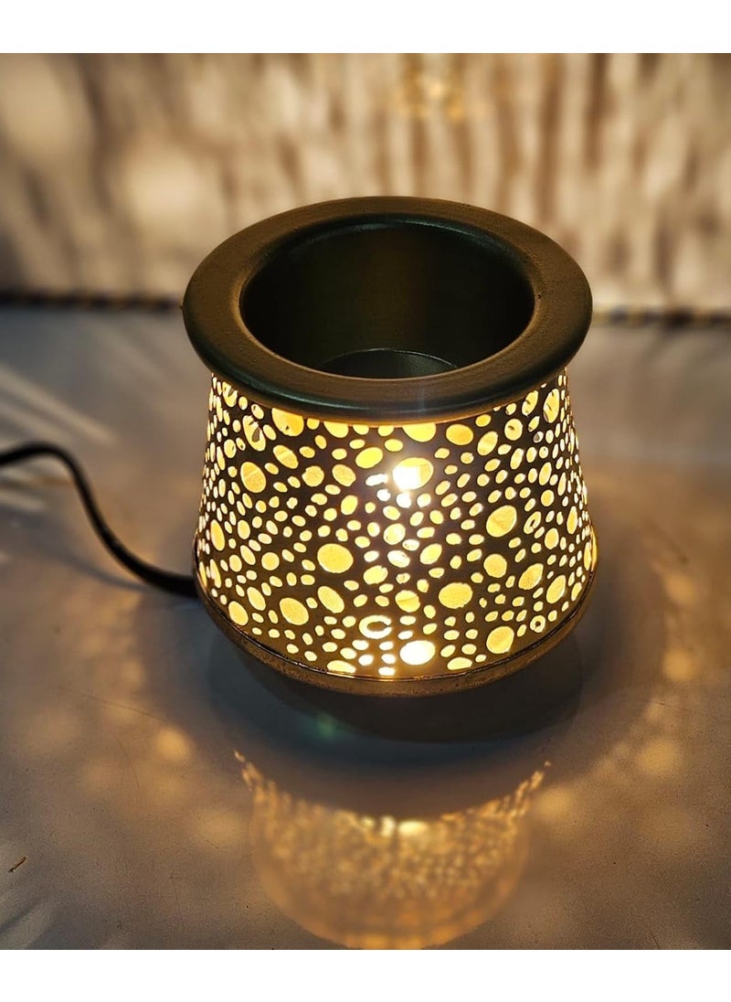R.R.V. INTERNATIONAL RRV INTERNATIONAL Decorative Electric Moroccan StyleAroma Oil Burner Diffuser for Home Fragrance with 10ml Aroma Oil_ R 1978  - Image 4