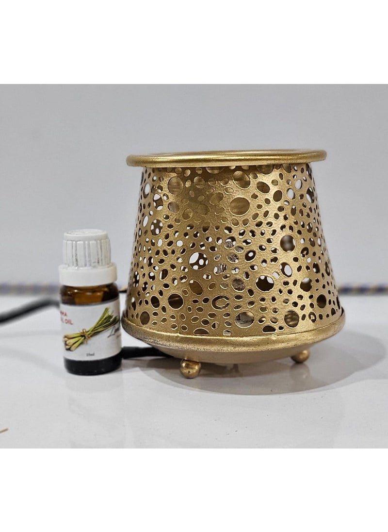 R.R.V. INTERNATIONAL RRV INTERNATIONAL Decorative Electric Moroccan StyleAroma Oil Burner Diffuser for Home Fragrance with 10ml Aroma Oil_ R 1978  - Image 5