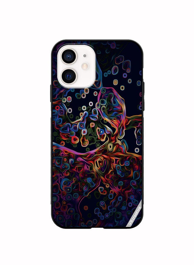 VR CREATIVE Protective Case Cover For Apple iPhone 12 mini Abstract Design Multicolour - Image 1