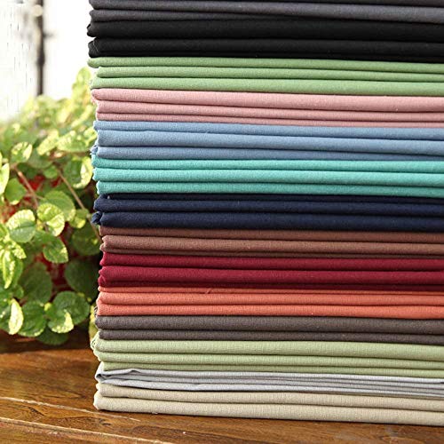Daralis Embroidery Fabric-6 Pcs 6 Solid Colors Linen Needlework Fabric Cross Stitch Cloth for DIY Art Craft Handwork … - Image 5