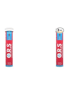 O.R.S O.R.S Hydration Tablets with Electrolytes, Vegan, Gluten and Lactose Free Formula – Effervescent Sports Electrolyte Tablets with Natural Strawberry Flavour, 24 Tablets (Pack of 2) 