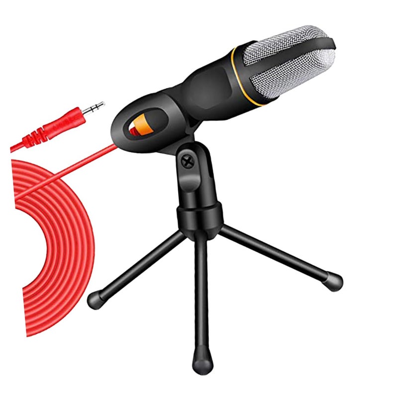 Black Adjustable Microphone Stand for PC Live Streaming Podcasting and Karaoke - Image 2