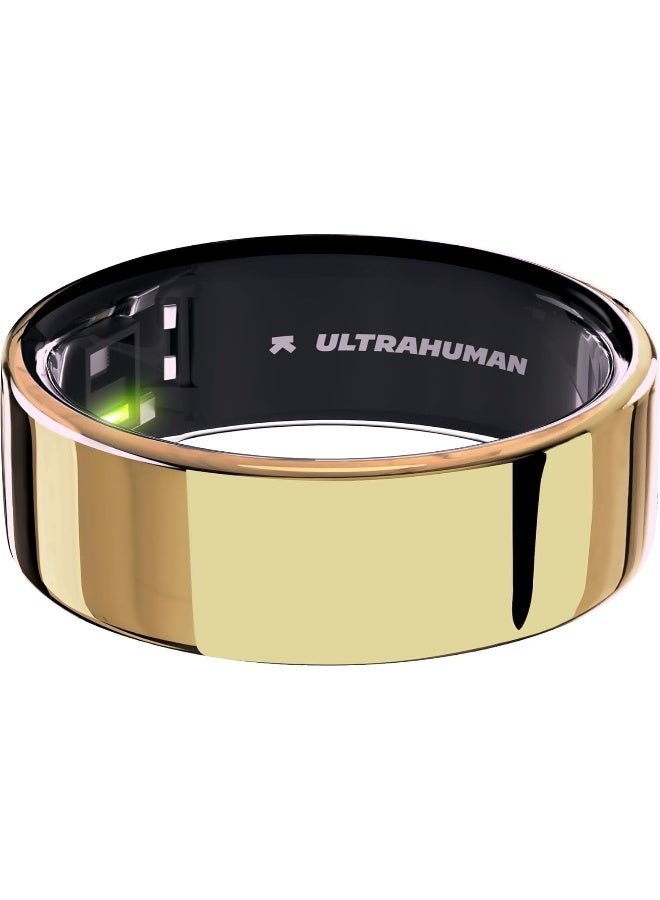 ULTRAHUMAN Ultrahuman Ring AIR-Smart Ring Health Tracker, Size First with Ultrahuman Sizing Kit,Sleep Tracker,Smart Ring for Men/Women,Fitness Tracker - Bionic Gold (Size 12) - Image 1