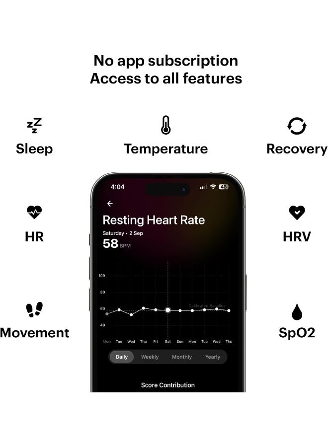ULTRAHUMAN Ultrahuman Ring AIR-Smart Ring Health Tracker, Size First with Ultrahuman Sizing Kit,Sleep Tracker,Smart Ring for Men/Women,Fitness Tracker - Bionic Gold (Size 12) - Image 3