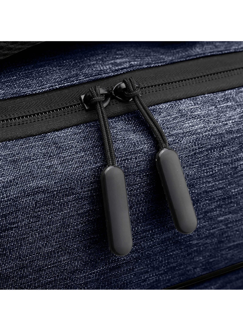 هايك Hike Unisex Slim Laptop Backpack 16-inch Water Resistant Shoulder Daypack with Built in USB Port for Travel/Business/College/School, HK911-BLUE - Image 4