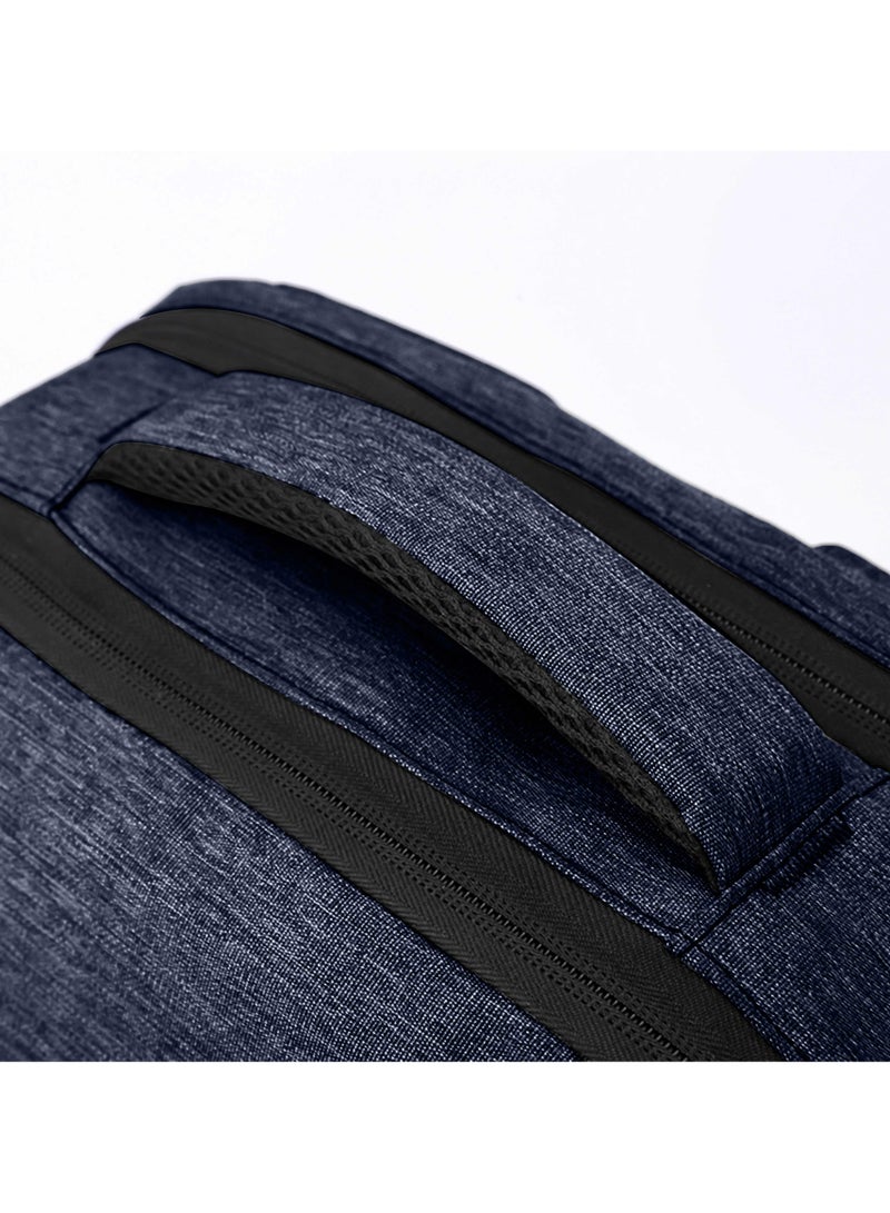 هايك Hike Unisex Slim Laptop Backpack 16-inch Water Resistant Shoulder Daypack with Built in USB Port for Travel/Business/College/School, HK911-BLUE - Image 5