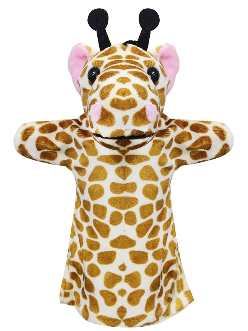 FunBlast Hand Puppets for Kids - Soft Hand Puppets for Kids, Story Telling Puppet for Kid, Plush Animals Hand Puppet Toys, Fun Play Learning Toys - Multicolor (Giraffe) - Image 1
