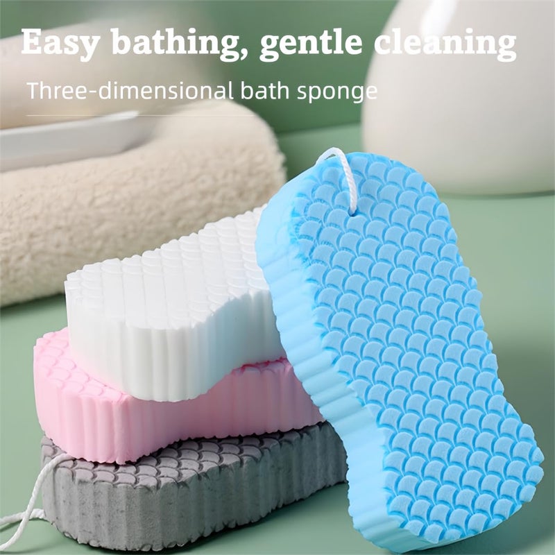Magic Exfoliating Bath Sponge Super Soft Reusable 2 Pcs For Face And Body - Image 3