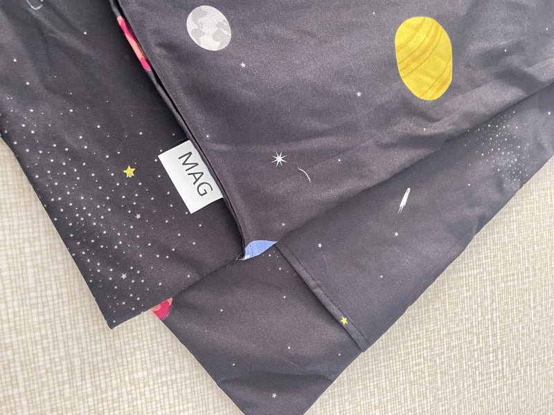 ماج Mag 4pcs فضاء أوراق التوأم كواكب الفضاء الخارجي صفائح الفضاء سرير الفضاء الفائقة الناعمة - Image 2