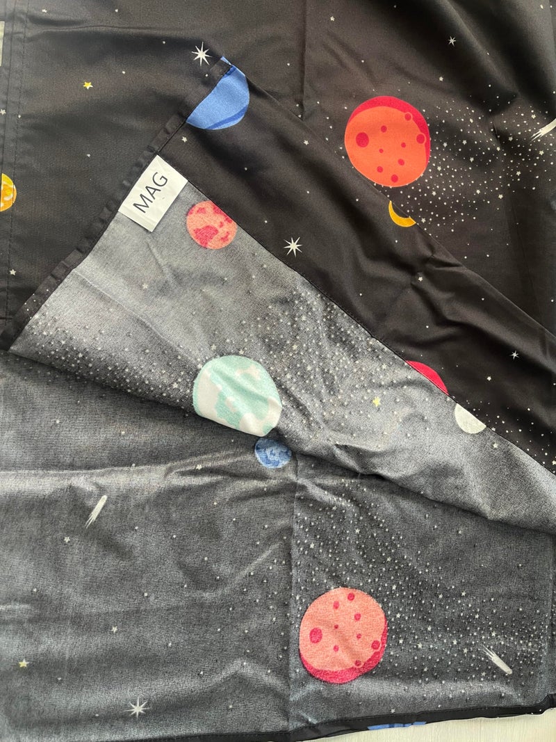 ماج Mag 4pcs فضاء أوراق التوأم كواكب الفضاء الخارجي صفائح الفضاء سرير الفضاء الفائقة الناعمة - Image 4