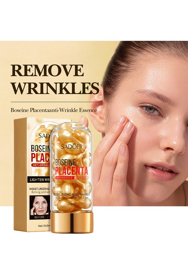 SADOER 25 Pcs Anti Wrinkle Essence- Capsules Serum Face Repair Serum Remover Whitening Cream Anti-Wrinkle Ageless Face Serum Skin Care - Image 1