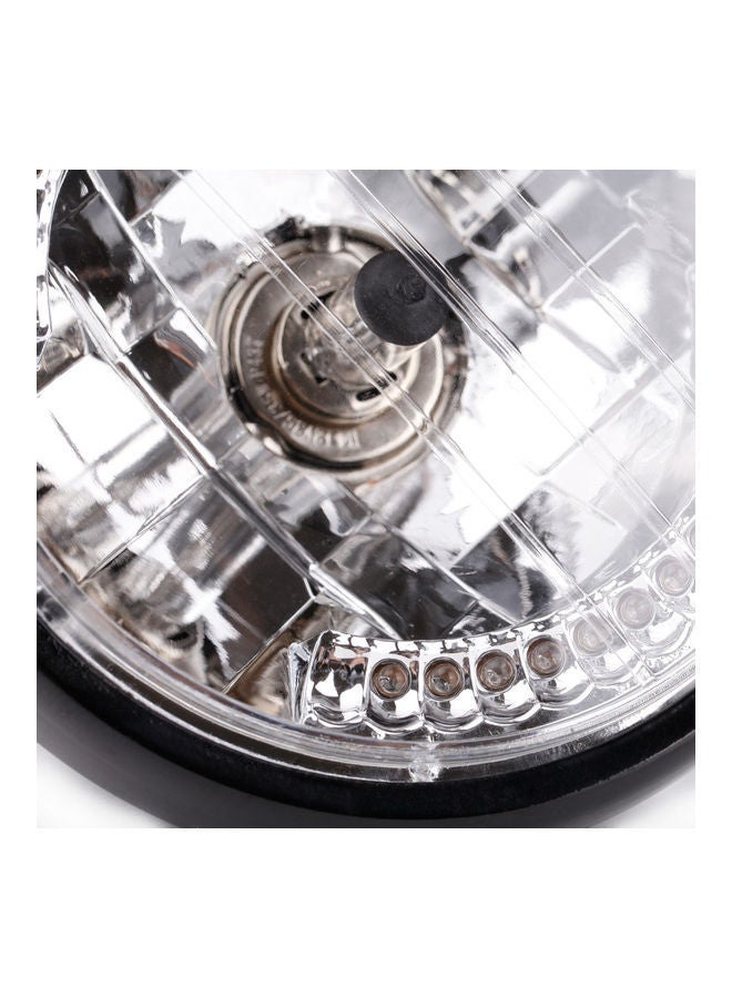 Loquat Halo Motorcycle Headlight with H4 Bulb - Image 5