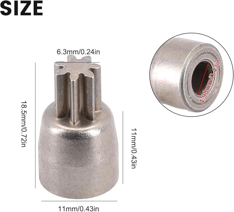 Metal Gear Sleeve Replacement Part 7 Tooth 4 98mm Shaft for 2106 Brushless Motor Electric Wrench - Image 4