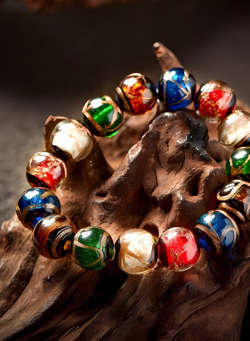 Ancient Chinese glass bead bracelet craftsmanship  - Image 1