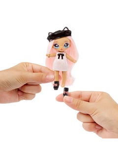Na! Na! Na! Surprise Mini Ultimate Surprise Kitty Katwood 4" Mini Fashion Doll Kitty Inspired W/ 10 Mystery Fashions, Balloon Popping Confetti Surprises, Poseable,Toy Girls Boys Ages 4 5 6 7 8+  - Image 5