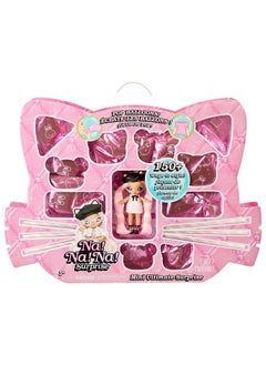Na! Na! Na! Surprise Mini Ultimate Surprise Kitty Katwood 4" Mini Fashion Doll Kitty Inspired W/ 10 Mystery Fashions, Balloon Popping Confetti Surprises, Poseable,Toy Girls Boys Ages 4 5 6 7 8+  - Image 2