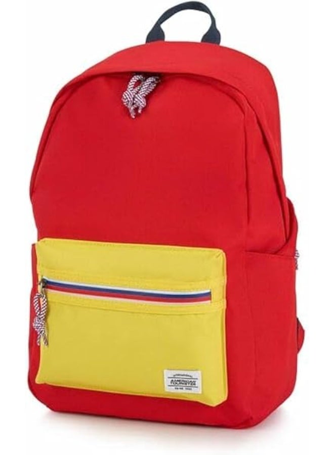 حقيبة ظهر American Tourister Carter | بوليستر | بطانة معالجة بمضادات الميكروبات | مادة طاردة للماء | حامل زجاجة | جيب أمامي للتخزين - Image 1