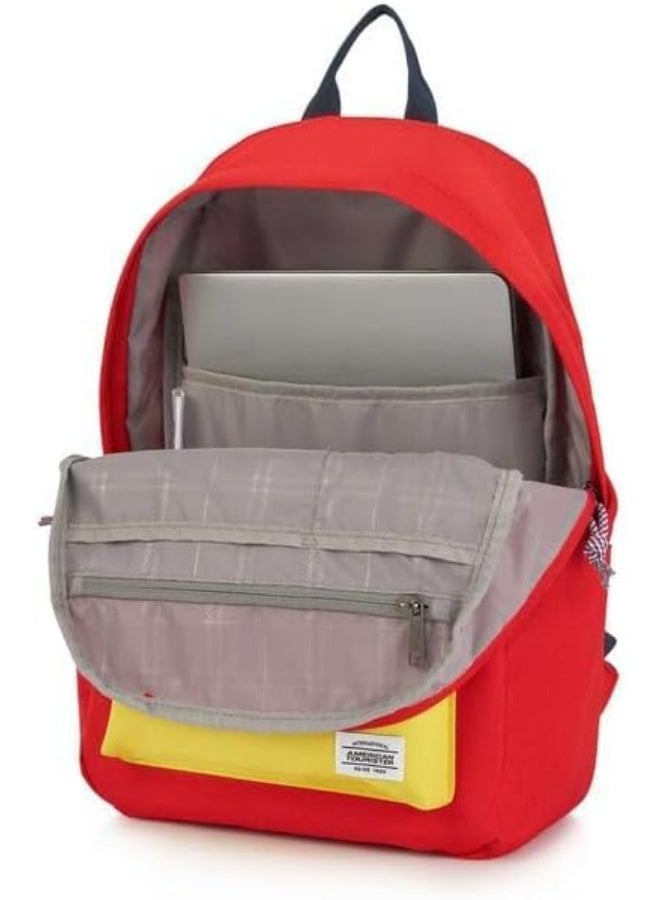 حقيبة ظهر American Tourister Carter | بوليستر | بطانة معالجة بمضادات الميكروبات | مادة طاردة للماء | حامل زجاجة | جيب أمامي للتخزين - Image 3