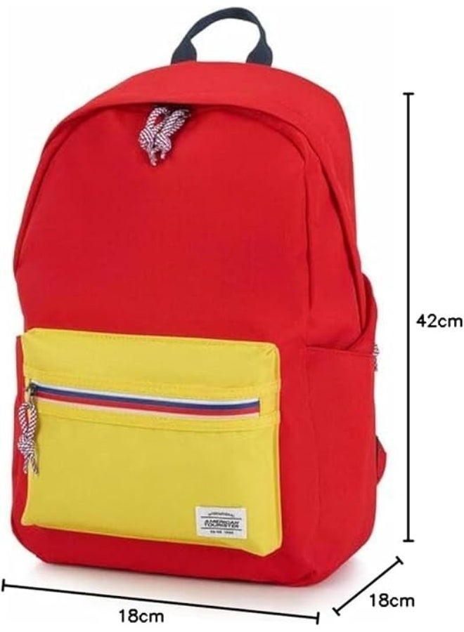 حقيبة ظهر American Tourister Carter | بوليستر | بطانة معالجة بمضادات الميكروبات | مادة طاردة للماء | حامل زجاجة | جيب أمامي للتخزين - Image 4