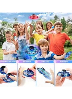 MAKS & CO. Flynova UFO Gyro Spinner - 8x4 cm Portable Flying Toy  - Image 2