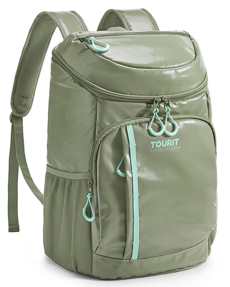 TOURIT Backpack Cooler Insulated 30 Cans Lightweight Leak Proof Travel Cooler Bag Soft Waterproof Cooler Backpack for Men Women Camping Hiking Beach Travel Picnic - Image 2