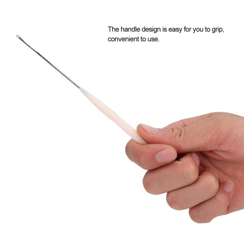 Jasol 2pics Beading Needles, Jewelry Crochet Beads, Three-Way Crochet Hook​ Tools, Threading String Needles for Bracelet Jewelry Making Lock Type - Image 5