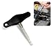 ijuicy Electrical Service Tool Connector Removal Tool Wiring Harness Plug Extraction Tool TShape Wiring Connector Removal Tools Screw Removal Plug Extraction Tool for VW Audi Black - Image 2