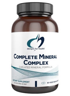 designs for health Complete Mineral Complex - Chelated Minaral Formula Dietary Supplement 90 Vegetarian capsules  - Image 1