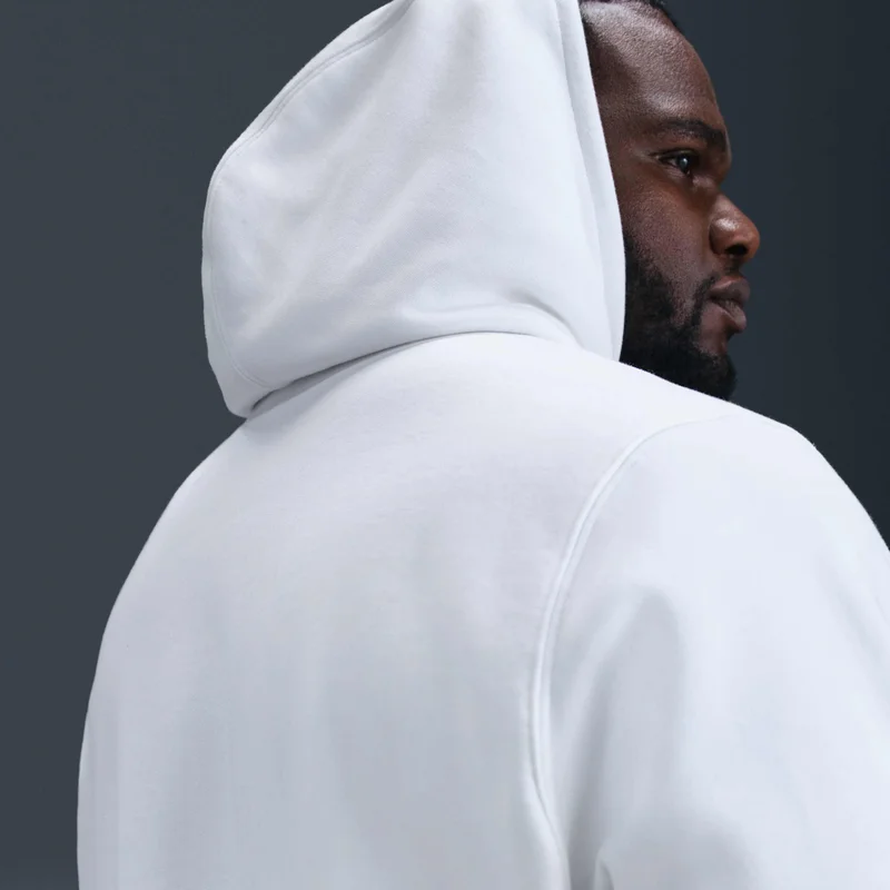 Nike White Men's Club Hoodie for Men | Best Price UAE