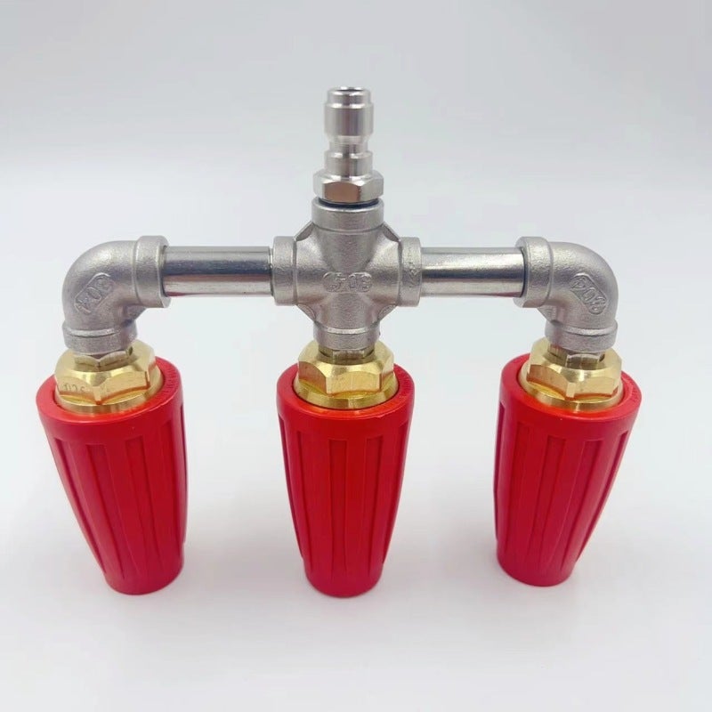 High Pressure Nozzle 4000PS Lotus Flower Rotation - Durable Robust Material Versatile Nozzle for Commercial Cleaning Tasks And Equipment Maintenance - Image 3