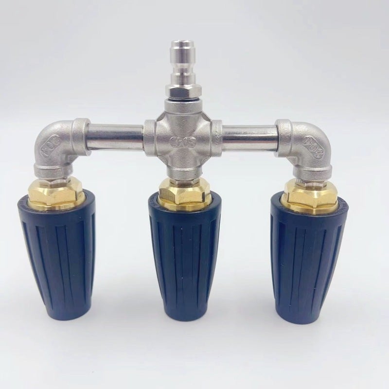 High Pressure Nozzle 4000PS Lotus Flower Rotation - Durable Robust Material Versatile Nozzle for Commercial Cleaning Tasks And Equipment Maintenance - Image 1