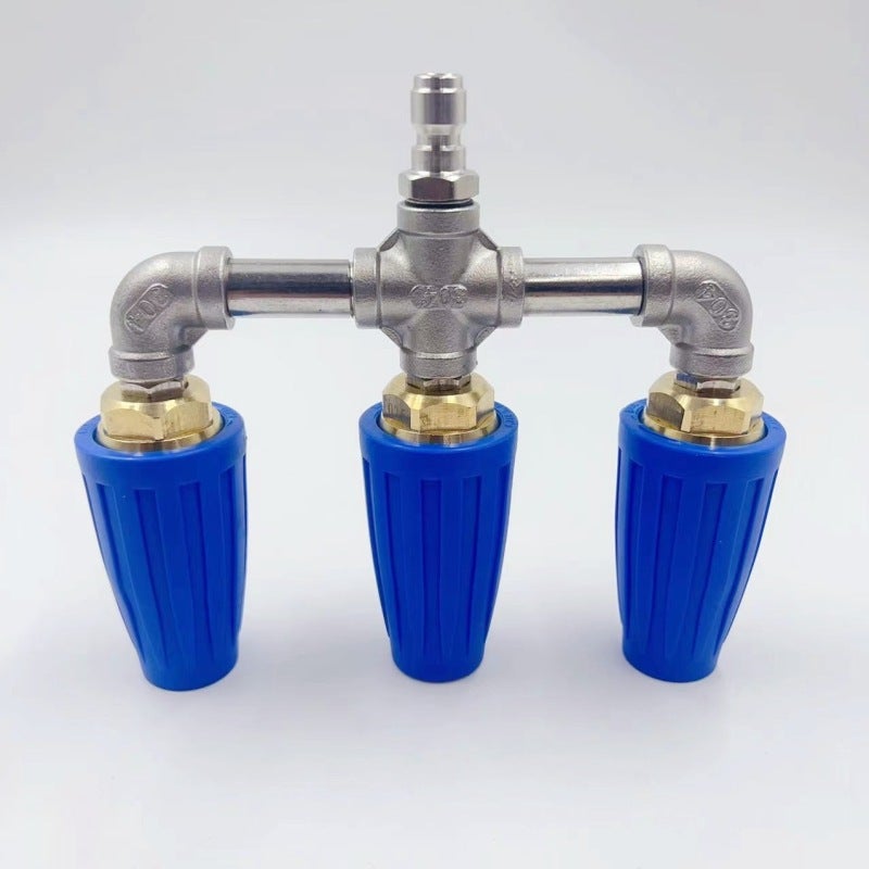 High Pressure Nozzle 4000PS Lotus Flower Rotation - Durable Robust Material Versatile Nozzle for Commercial Cleaning Tasks And Equipment Maintenance - Image 4