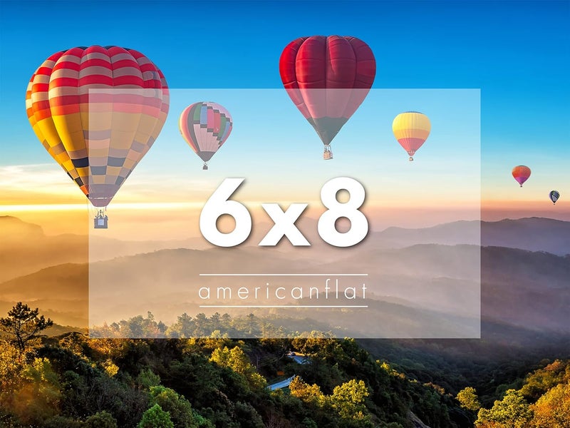 إطار صورة أكريليك من Americanflat مقاس 6x8 - مقاوم للخدش بزوايا مغناطيسية وقائم بذاته لسطح الطاولة، شفاف - Image 5