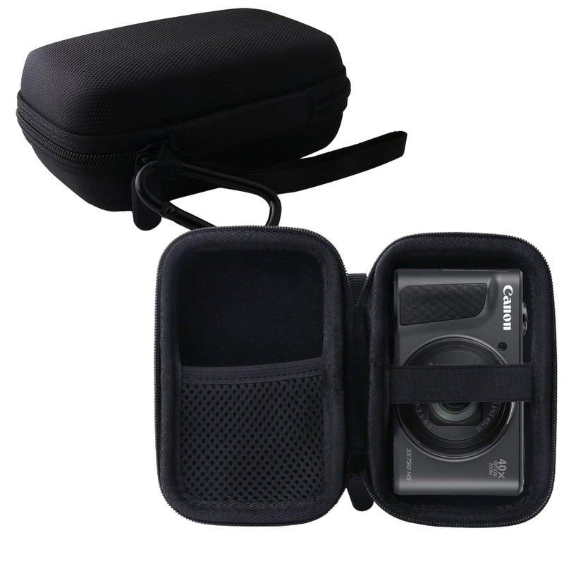 WERJIA Hard Carrying Case Compatible with Canon PowerShot SX720 SX620 SX730 SX740 G7X/G7X Mark III/G7X Mark II Digital Camera (Storage case, Black) - Image 1