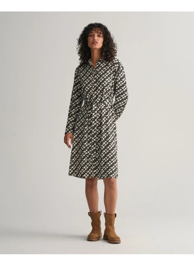 GANT Gant G Patterned Shirt Dress