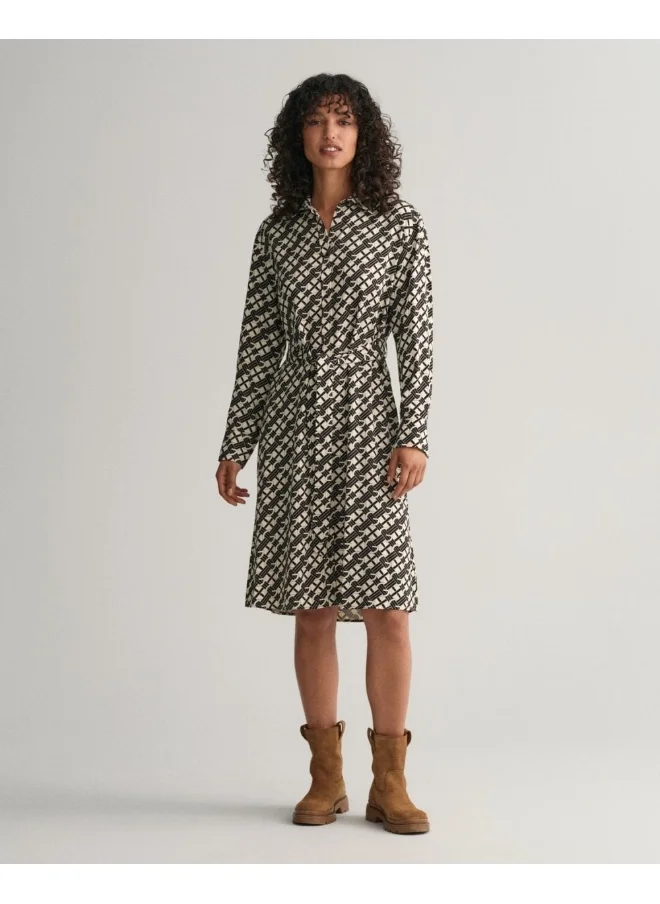 GANT Gant G Patterned Shirt Dress
