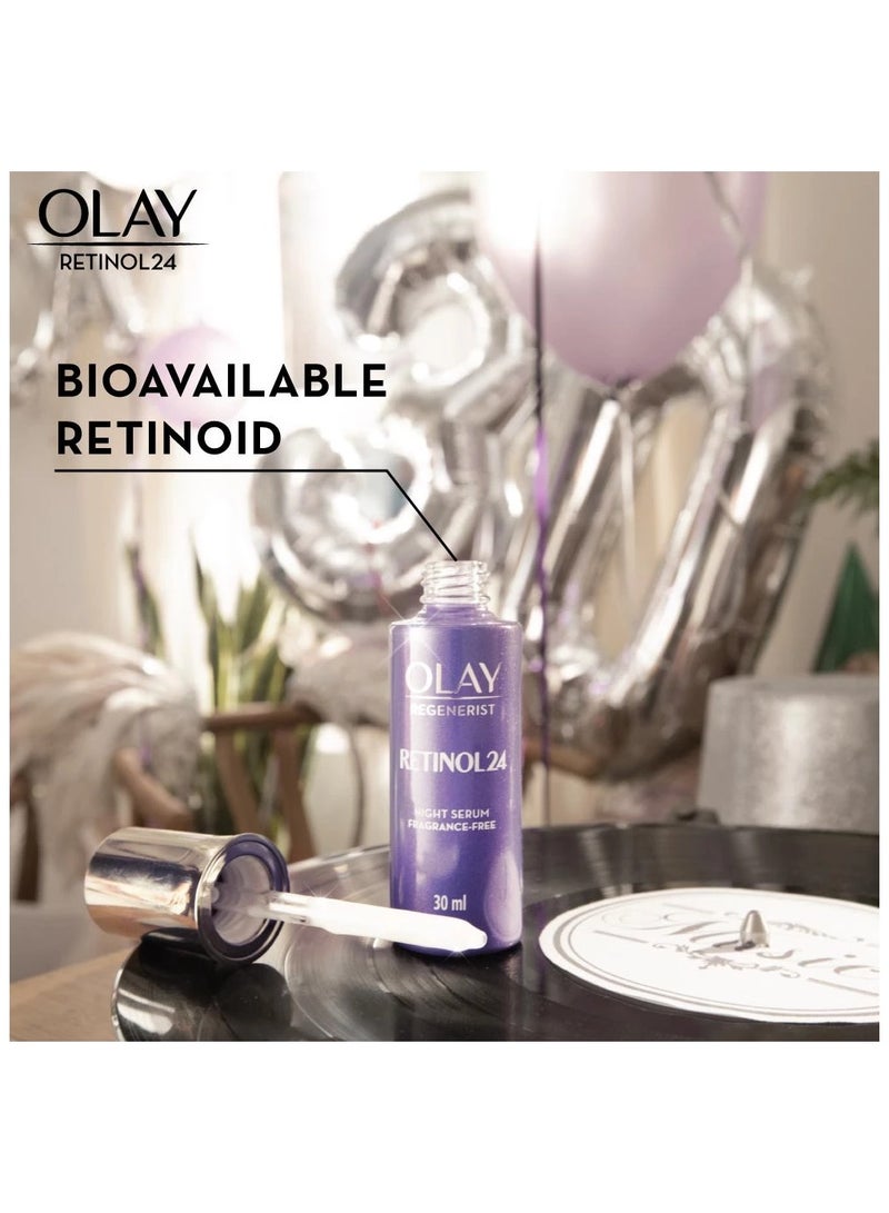 Olay Regenerist Retinol 24 Night Facial Serum 30ml - Image 5
