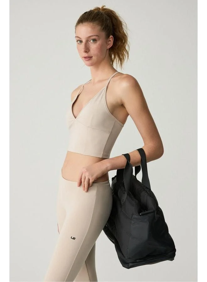 Urban Beat  Vivianne Women's Flared Super Soft Stone-Colored Leggings. for Women | Best Price UAE