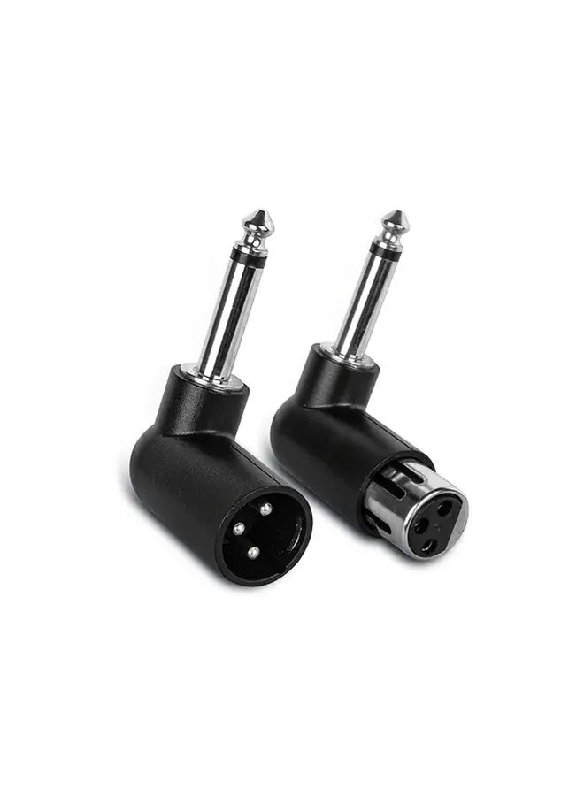 XLR Male to 6.35mm 1 4 Inch Female Adapter 3 Pin Balanced Audio Connector - Image 1