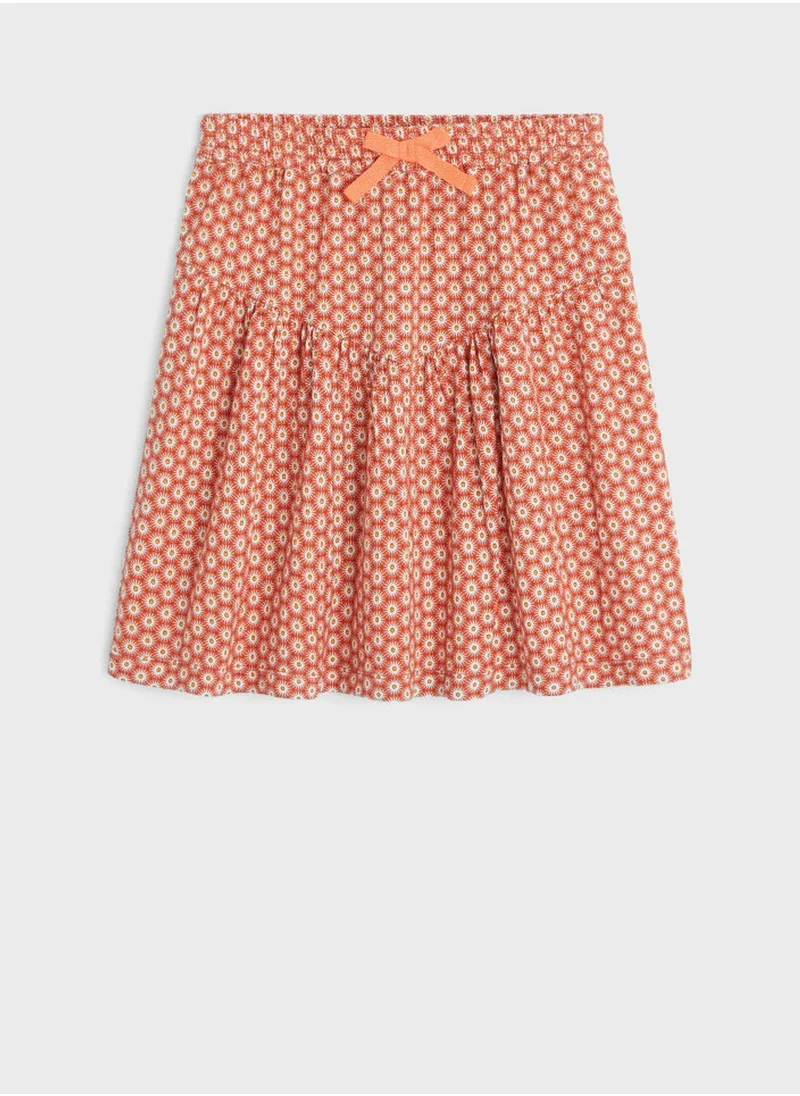 Okaidi Obaibi Kids Printed Skirt