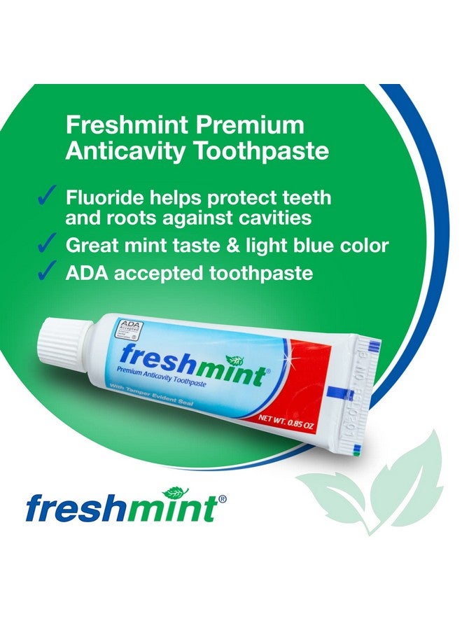 Freshmint ® 144 Tubes Of 0.85 Oz. Premium Anticavity Fluoride Toothpaste With Safety Seal (Ada Accepted) - Image 5