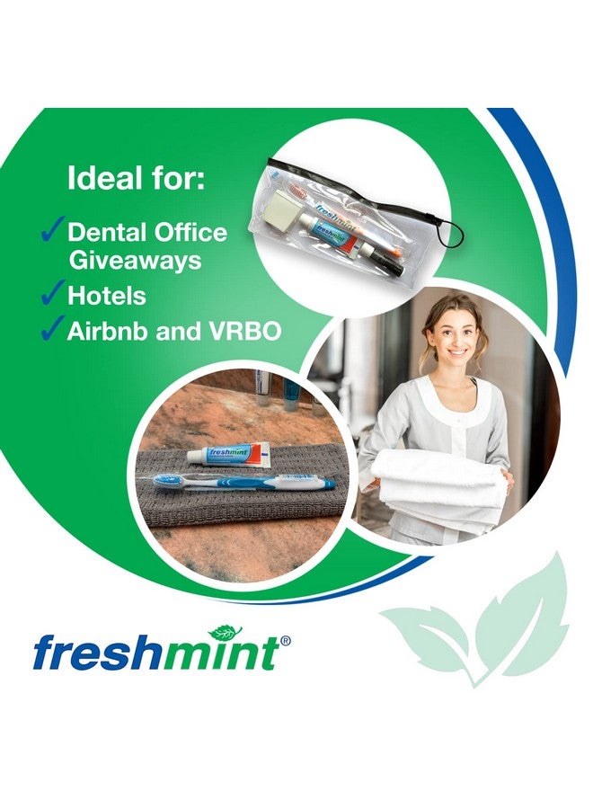Freshmint ® 144 Tubes Of 0.85 Oz. Premium Anticavity Fluoride Toothpaste With Safety Seal (Ada Accepted) - Image 3