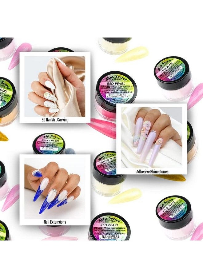 MIA SECRET Pastel Macarons Nail Art Powder 6 Pc Set  - Image 5